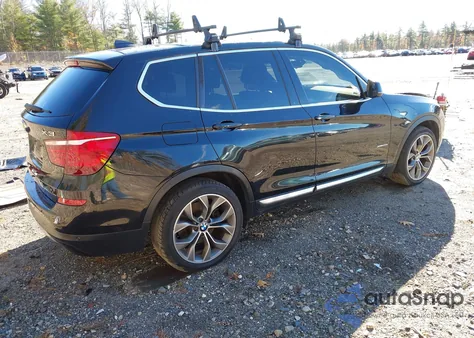 2016 BMW X3 xDrive28I from USA, damaged, VIN 5UXWX9C5XG0D92546